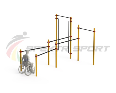 Купить Спортивный комплекс для инвалидов-колясочников WRK-D19_76mm в Костомукше 